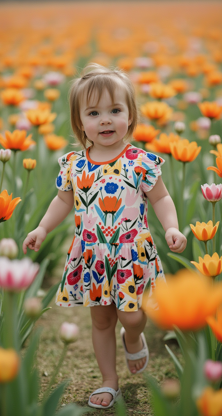 Daisy Doodle Bodysuit Dress