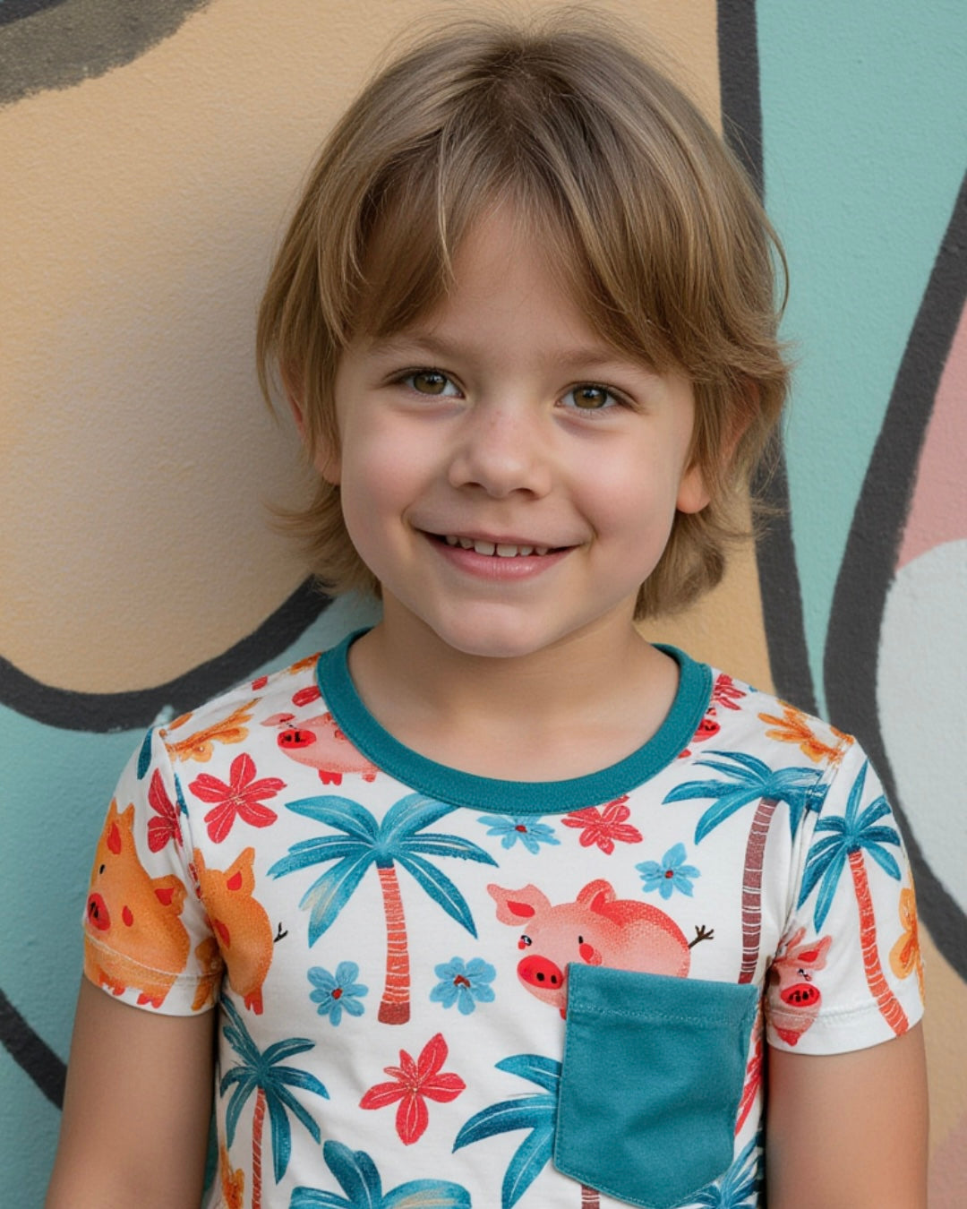 Pigs In Paradise Short Sleeve Shirt