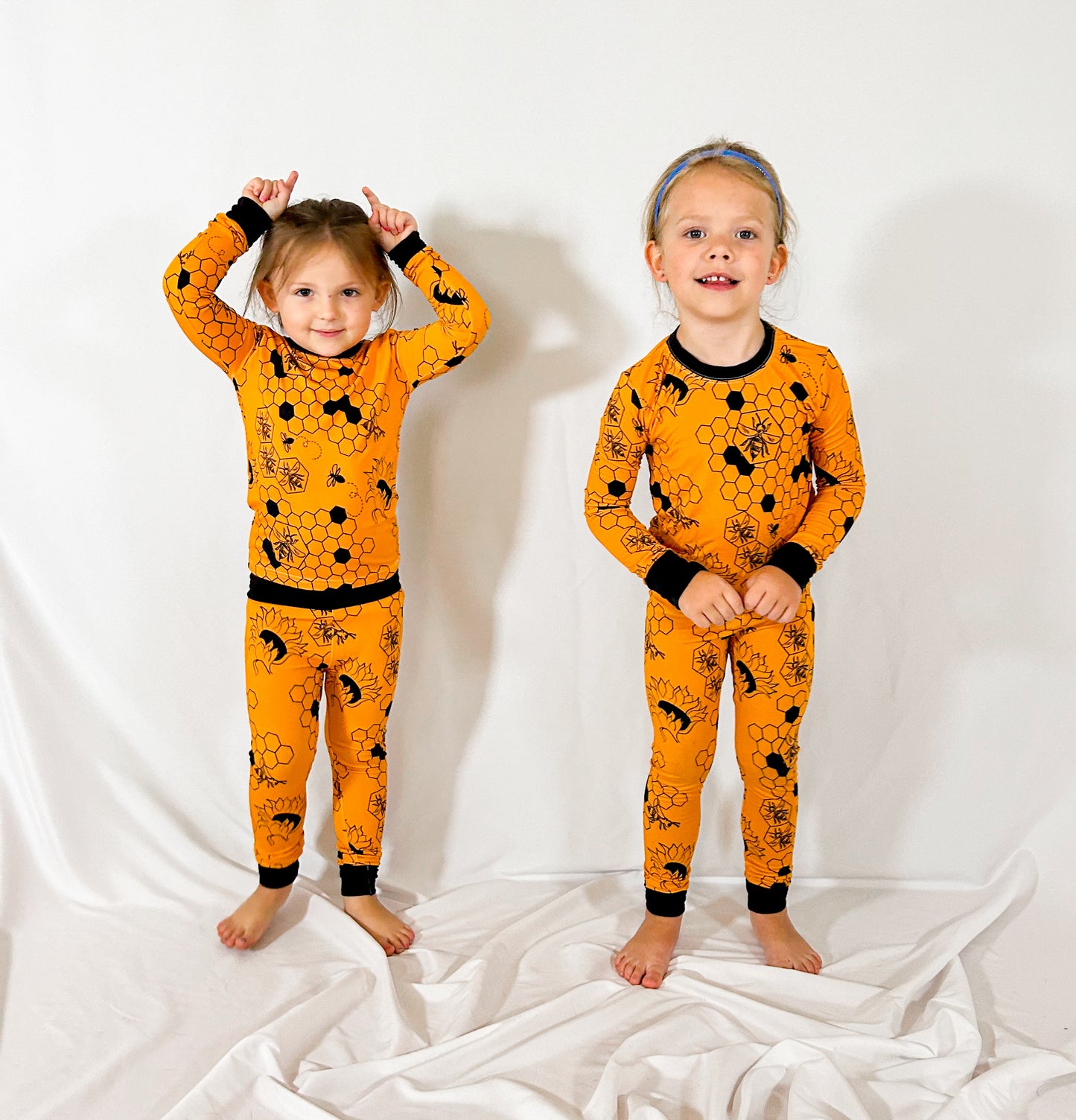 Busy Bee Two Piece Pajama Set