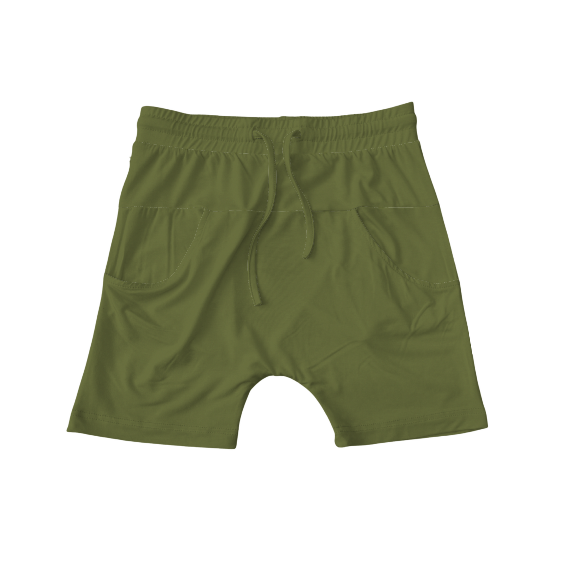 Basil Bamboo Kids Shorts with Drawstring – Soft, Breathable, and Eco-Friendly