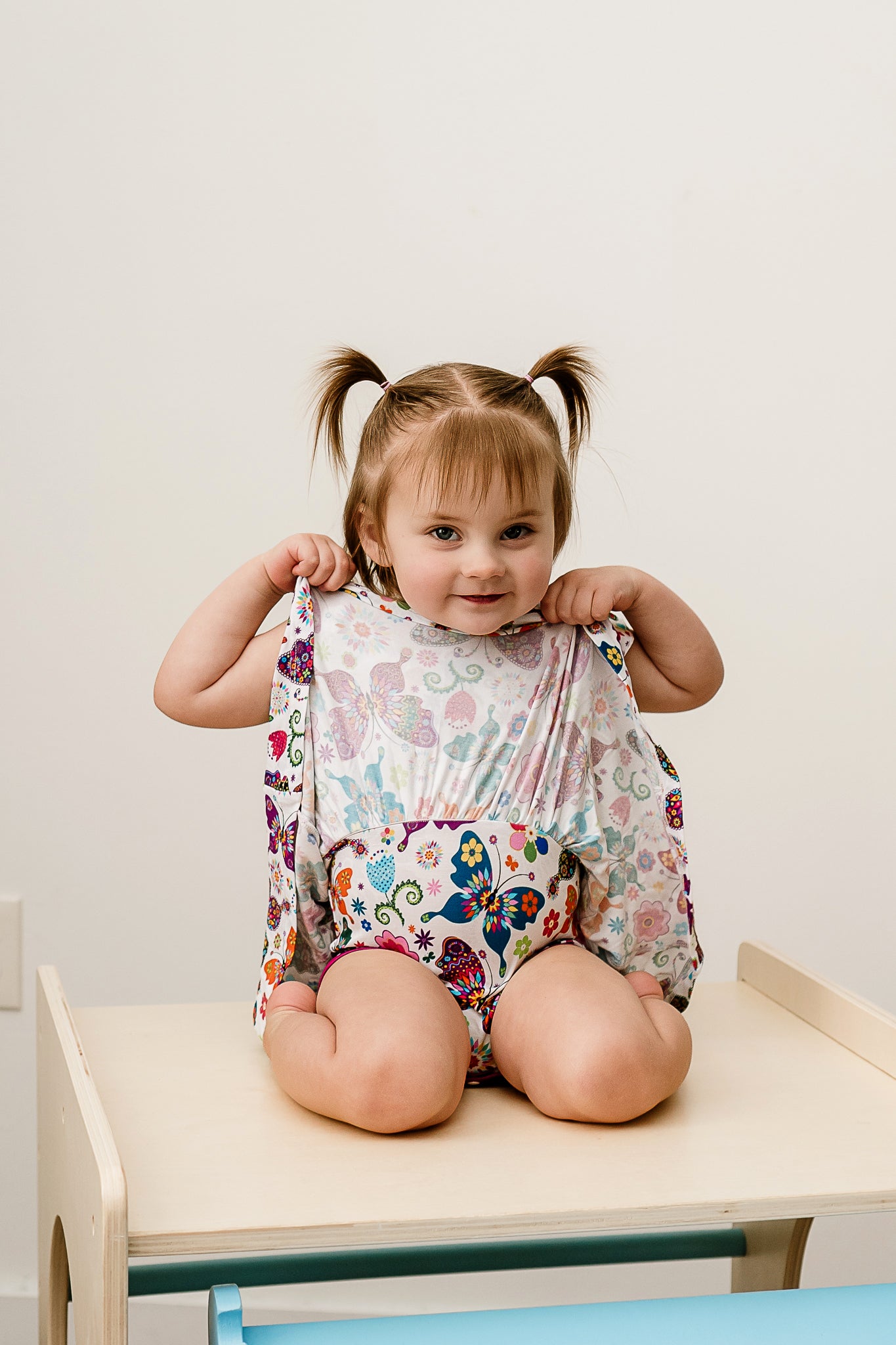Flutters and Flowers Bodysuit Dress