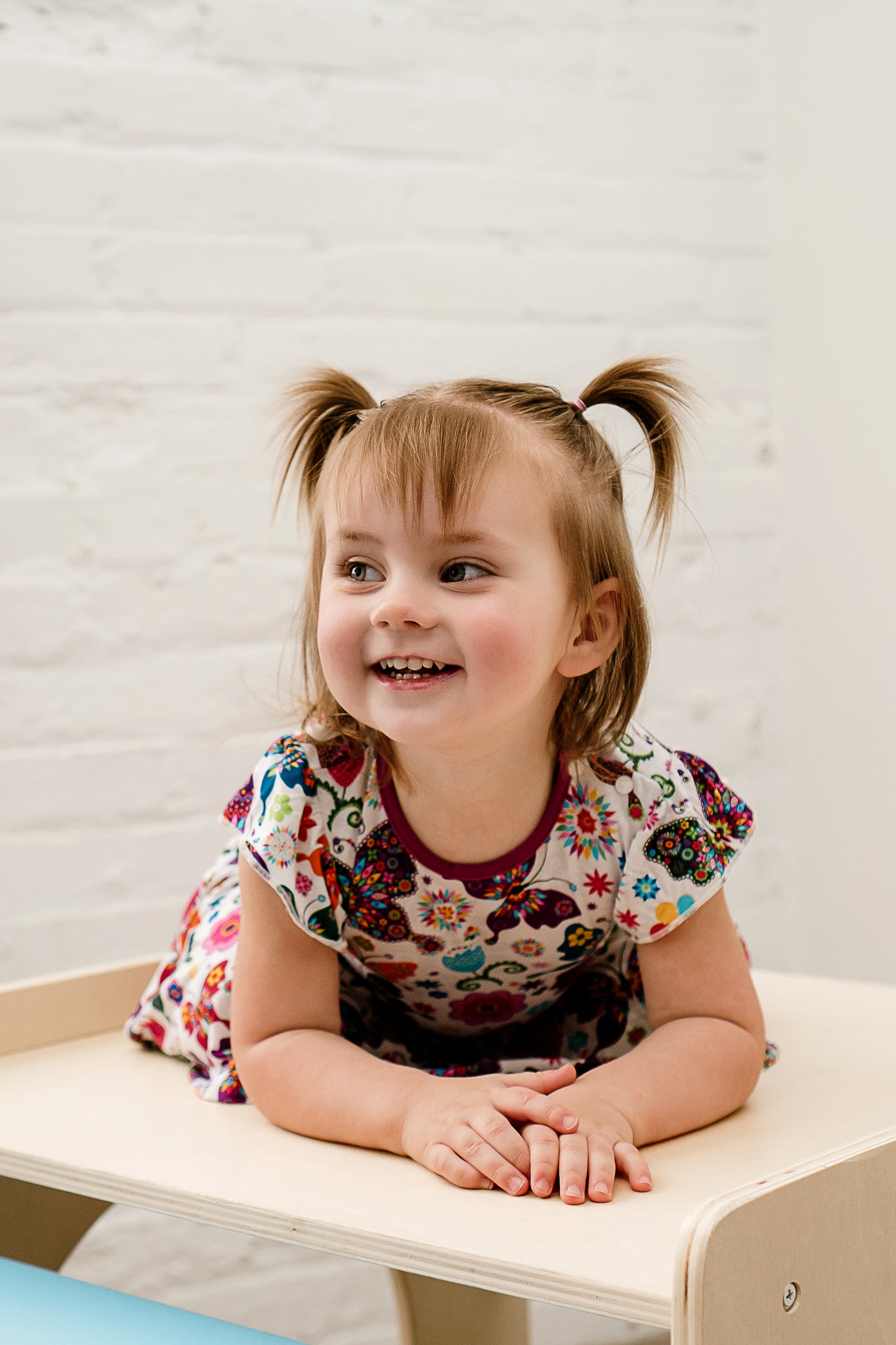 Flutters and Flowers Bodysuit Dress