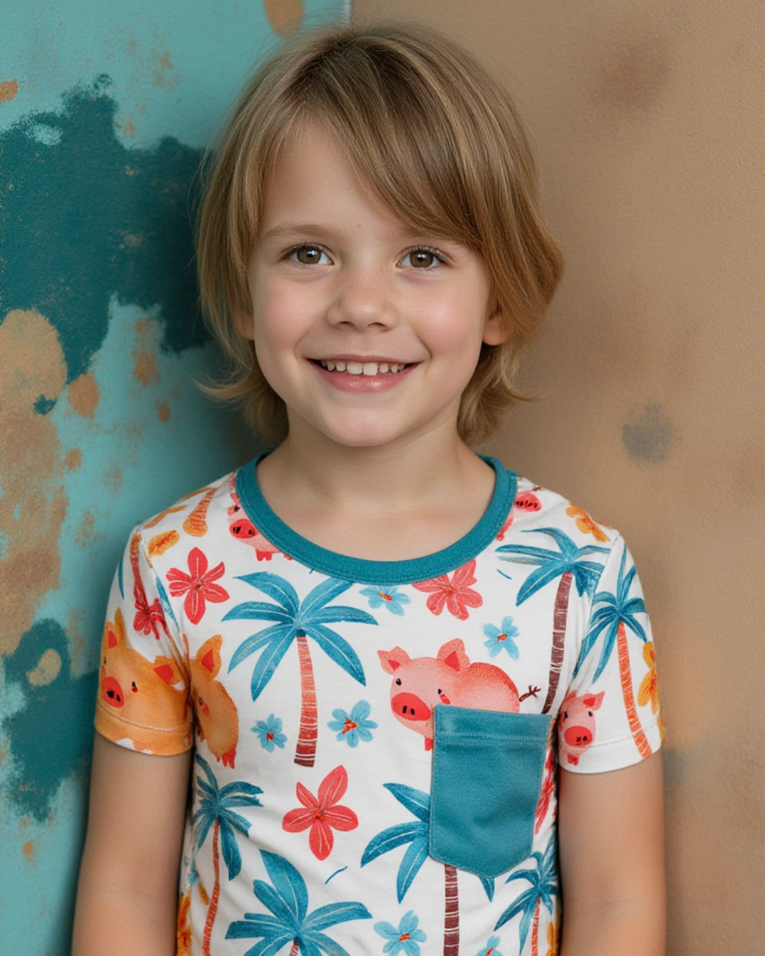 Pigs In Paradise Short Sleeve Shirt