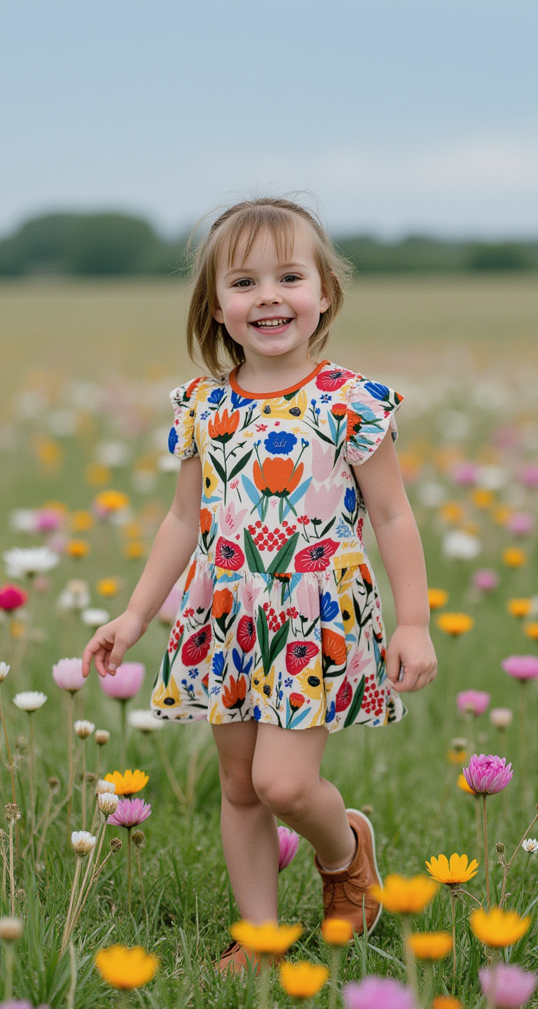 Daisy Doodle Bodysuit Dress