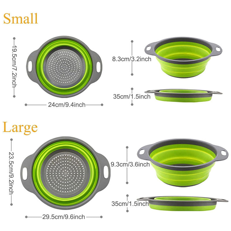 3 Piece Colander Set