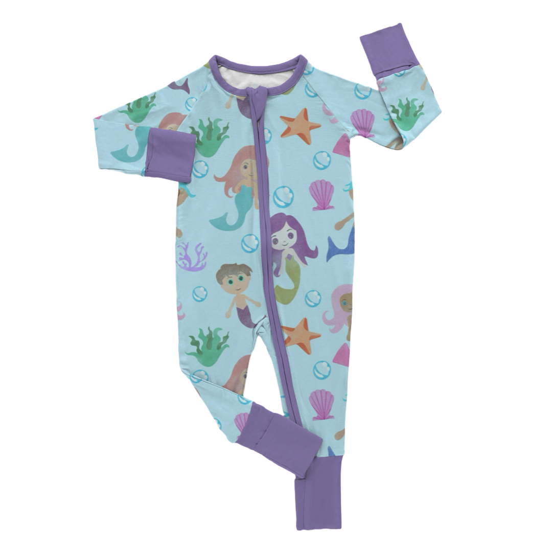 Watercolor Mermaids Convertible Zippy