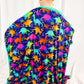 Neon Dinosaurs Bamboo Blanket