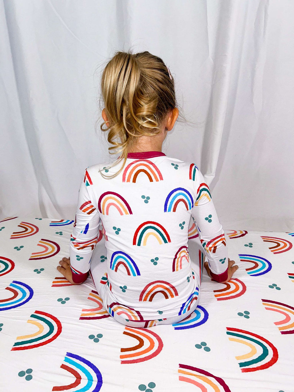 Mama's Little Rainbow Two Piece Pajama Set