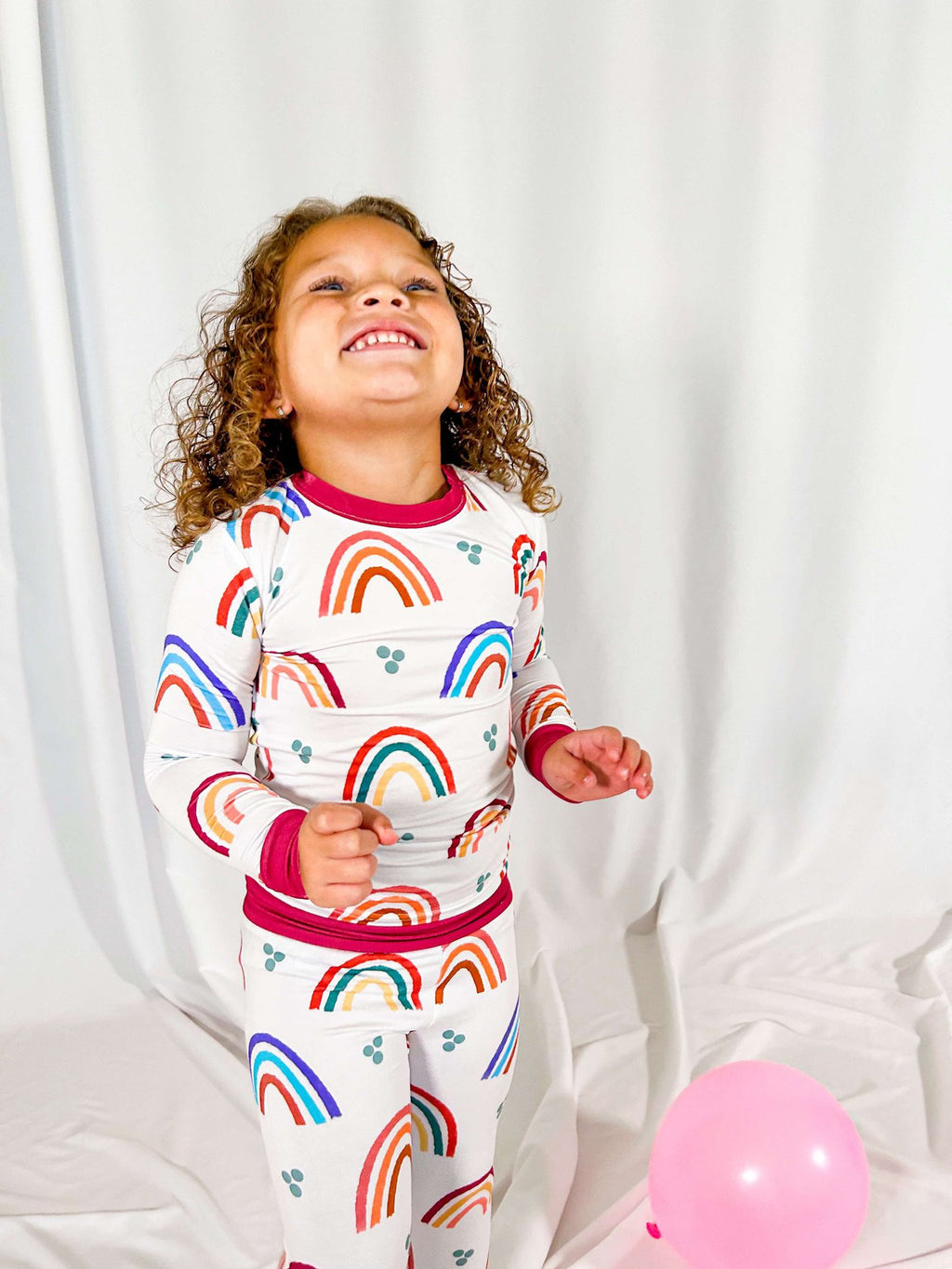 Mama's Little Rainbow Two Piece Pajama Set