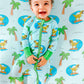 Surfasaurus Crib Sheets