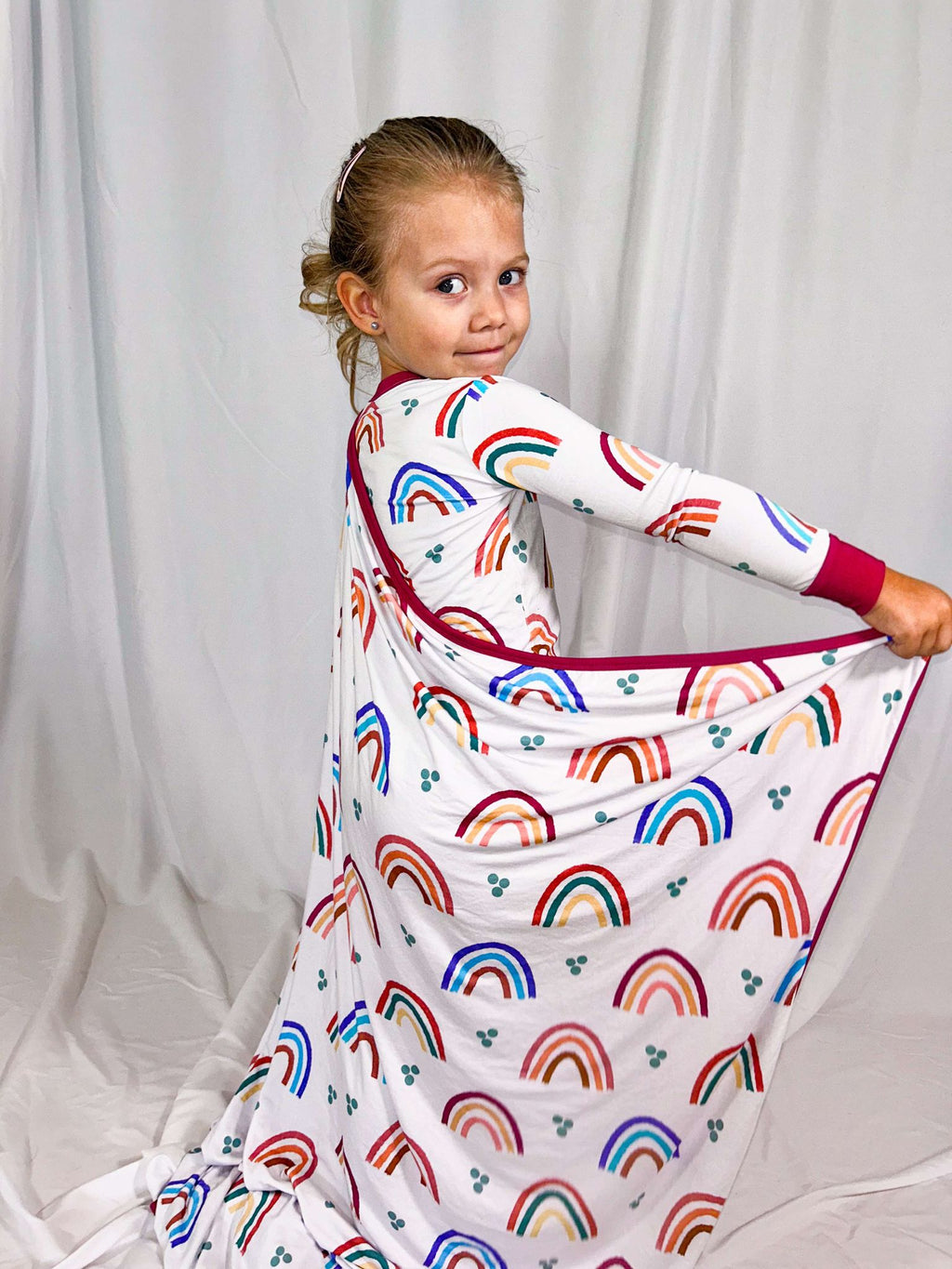 Mama's Little Rainbow Two Piece Pajama Set