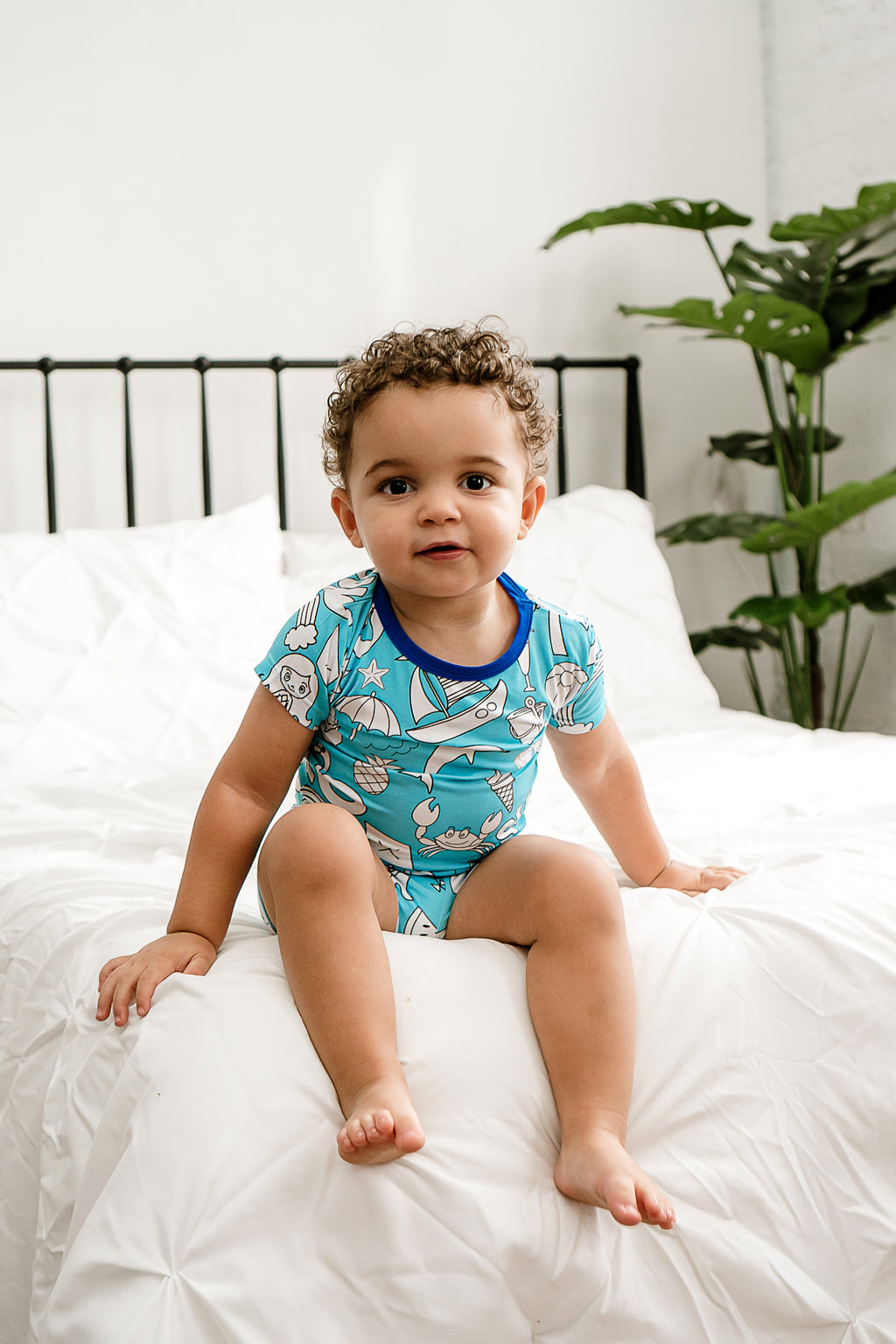 Coastal Cuties Short Sleeve/Shorts Pajamas