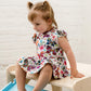 Flutters and Flowers Bodysuit Dress