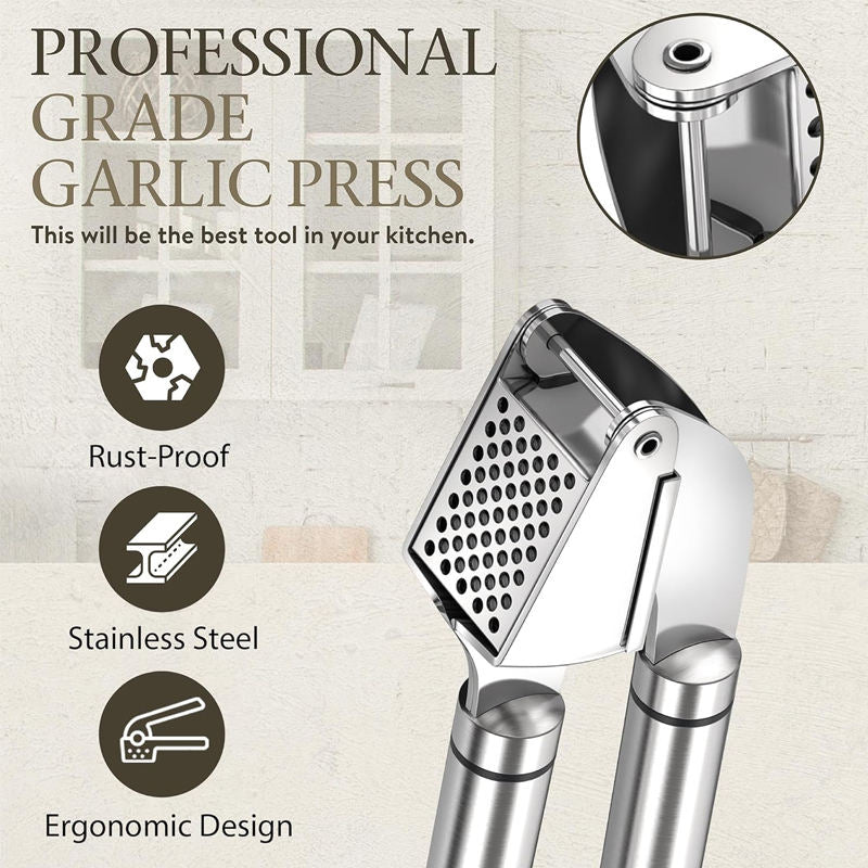 Garlic Press-Stainless Steel