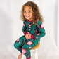 Emerald Butterfly Two Piece Pajama Set